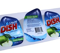 Étiquettes personnalisées transparentes en forme de dragon pour bouteilles, logos alimentaires, impression de produits d'emballage ménager sur mesure (couleur et taille)