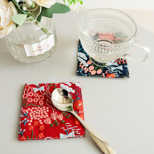 Posavasos de Lino y Algodón Bordados Estilo Japonés, Manteles Individuales Cuadrados con Diseño Floral, Lavables a Mano y a Máquina, Calidad de Primera Clase - Product Image 2