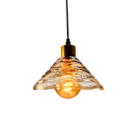 Support de lampe E26 / Suspension en verre réglable en hauteur, homologuée CUL, petite et longue, pour salle à manger/salon, finition noire