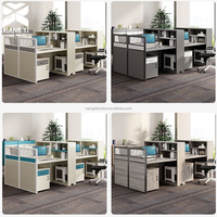 Poste de travail modulaire moderne pour 4 à 10 personnes, durable, avec rangement et design ergonomique - Mobilier de bureau personnalisable