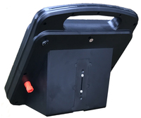 Électrificateur de clôture électrique solaire étanche à batterie, traité thermiquement, pour chevaux - Écologique, garantie 2 ans, certifié RoHS