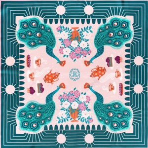 QIU Customizable Mahjong <b>Mats</b>, Chinese-style Phoenix and Flower square <b>Table</b> <b>Mats</b>, Waterproof and Non-slip Mahjong <b>Mats</b>. - Product Image 4