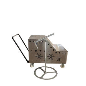 Máquina de nieve portátil para interiores con marco de acero inoxidable y aluminio para uso en invierno y esquí, resistente a altas temperaturas de 31.6 grados. - Product Image 4