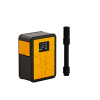 Pompe à air électrique portable pour mini-vélo avec manomètre 120 PSI, gonflage rapide, compatible avec les valves Presta et Schrader