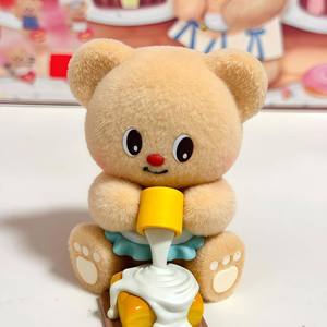 Fu'nism Butterbear Beurre Ours Boîte Aveugle Gâteau Atelier Creative Décoration Article Figure Cadeau pour Meilleur Ami Pvc Poupée Jouets - Product Image 3