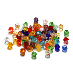 Crystal <b>Beads</b> 4mm Round Brilliant Cut Glass Jewelry Making Material Loose <b>Beads</b> for Bracelet Necklace DIY Accessories - Product Image 1