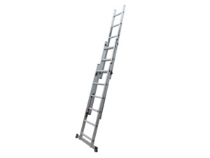Escalera Plegable Moderna <span class=keywords><strong>de</strong></span> Aluminio <span class=keywords><strong>de</strong></span> 4x4 Peldaños y 4m con Plataforma, Color Plateado, Capacidad <span class=keywords><strong>de</strong></span> 300 Libras - Product Image 6
