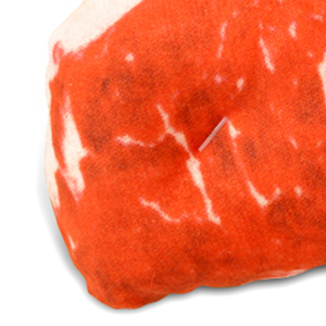 Juguete de Peluche Suave y Duradero con Diseño de Filete para Perros, 8CM*19CM, Uso Interior/Exterior, Todas las Estaciones - Product Image 5