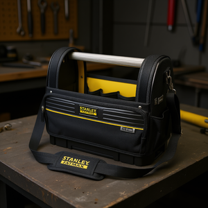 Sac à outils en tissu Stanley Fatmax 16 pouces avec bandoulière et poignée métallique pour usage professionnel - Product Image 3