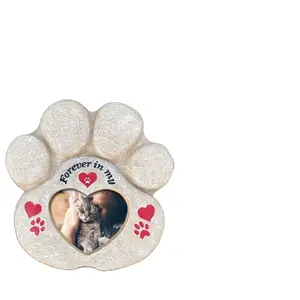 Pietre commemorative per animali domestici pietre commemorative per cani cornice per foto 3D regali commemorativi per animali domestici all'aperto per interni per lapidi da giardino