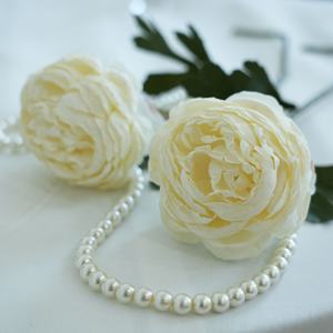 Großhandel New Style künstliche Single Stem Vintage Burnt Edge Rosen Blumen für Home Wedding Decor - Product Image 1