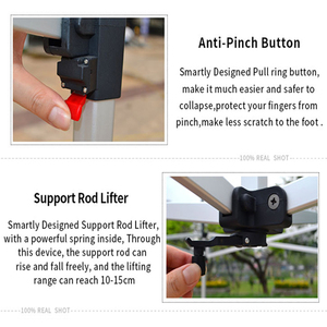 Carpa Plegable Personalizable 3x3 para Eventos al Aire Libre de Alta Resistencia, Toldo Tipo <span class=keywords><strong>Gazebo</strong></span> de Tela Oxford para Uso Exterior - Product Image 4