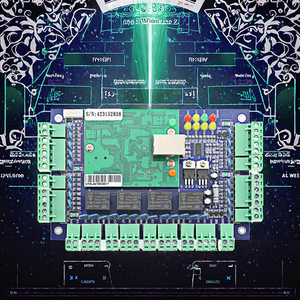 Pannello di Controllo Accessi TCP/IP Wiegand 26 per Quattro Porte, Materiale ABS Nero, Software Gratuito, SDK, Connessione per Quattro Serrature e Quattro Lettori di Carte - Product Image 3