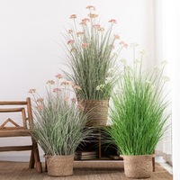 Kunstplant Gypsophila in pot, kunstmatige kantbloem, decoratie voor huis en tuin, landschapscreatie