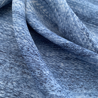 Matériau métallique en gros 100% polyester 75D impression en mousseline de soie avec finition douce et bonne chute