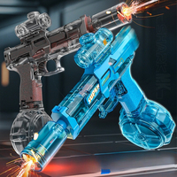 2 pièces Pistolet à eau électrique le plus puissant Jouets d'arrosage d'été en plein air Pistolet à eau automatique en plastique durable pour adultes