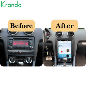 Unité principale de voiture de style Tesla de 9,7 pouces pour <span class=keywords><strong>Audi</strong></span> <span class=keywords><strong>A3</strong></span> 2008-2012 Navigation Android Autoradio multimédia CarPlay sans fil 4G GPS - Product Image 2