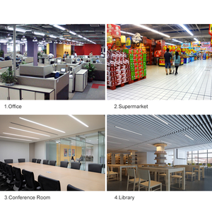 60Cm 120Cm Officde 2ft 4ft Chiếu Sáng Ống Nhà Ở Huỳnh Quang Lịch Thi Đấu 18W Tích Hợp <span class=keywords><strong>T5</strong></span> T8 LED Troffer Ánh Sáng Tuyến Tính Ánh Sáng - Product Image 6