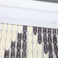 Cortinas Decorativas Nuevas para Dividir Habitaciones, Cortina de Plástico para Puerta, Cortina de PVC con Eslabones de Cadena