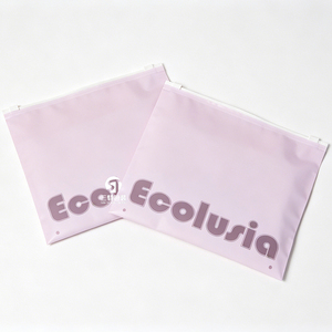 GRS Recyclable CPE Zipper Bags | Frosted Self Seal Clothing Packaging for Underwear <b>Garments</b> - Product Image 3