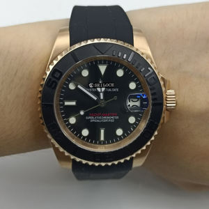 Reloj Mecánico SEILOCE para Hombre, de Acero Inoxidable, con Movimiento NH35, Diseño Clásico, Deportivo, de Lujo e Impermeable - Product Image 6