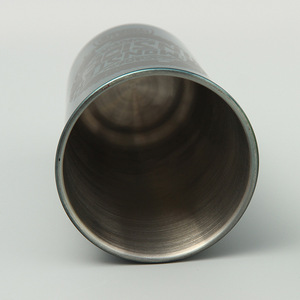 แก้วน้ำสแตนเลส 86x60x125 มม. สีพื้น วัสดุ 201 สำหรับดื่มน้ำ - Product Image 1