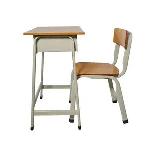 Schul möbel Student Klassen zimmer Schreibtisch und Stuhl Set Guangzhou Hersteller
