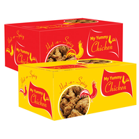 Fabricant Vente en gros Planche à ivoire jetable Boîte de poulet frit Sac de frites Boîte de tarte aux œufs Pizza Matériaux recyclés