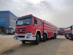 8X4 Howo 12000L 8X4ใหม่รถดับเพลิงสนามบิน - Product Image 2