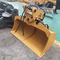 Pelle hydraulique seau inclinable 5T avec cylindres adapté aux pièces de chat