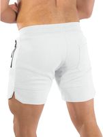 Celana Pendek Atletik 2 in 1 Pria dengan Logo Custom, Cepat Kering, untuk Gym, Lari, Ringan, Latihan, Fitness, dengan Kantong Resleting OEM