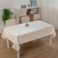 Nappe rectangulaire personnalisable en toile cirée beige irisée, motif coquille de perle irisée RNPT, lavable et résistante à l'huile