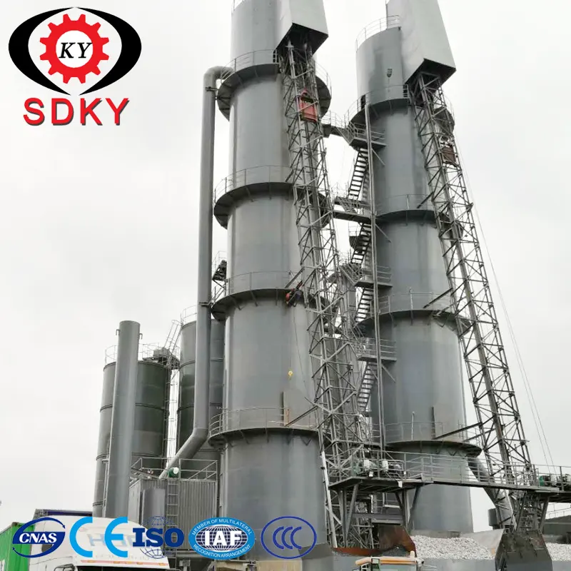 China nuevo cemento mini planta de producción de cal de piedra caliza planta de cal comprar