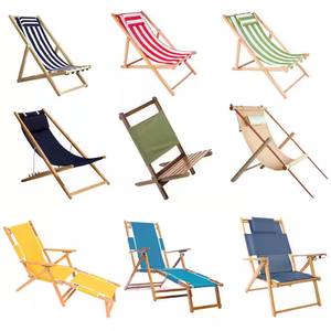 Nuevo diseño multicolor plegable <span class=keywords><strong>playa</strong></span> al aire libre sillón reclinable Silla de salón silla de madera plegable ajustable para Olde inglés 800 - Product Image 4