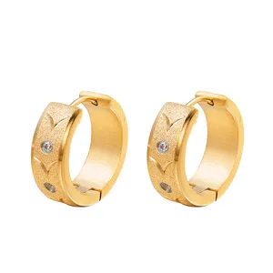 E-889 xuping jewelry free shipping sample new trend fashion gold 1multicolor hoop earring for women 2020