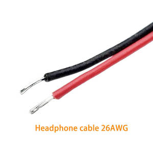 สายต่อเสียงแบบมุมฉาก DC3.5 หัวเสียบแบบกลม 90 องศา สายเชื่อมต่อหูฟัง 26AWG - Product Image 3
