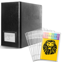 Haoran Classeur de 3 pouces pour programmes de théâtre, prospectus de spectacle et dossiers de documents, avec logo personnalisé
