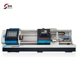 Máquina de torno cnc CK6163 barato, máquina de torno cnc de cama plana