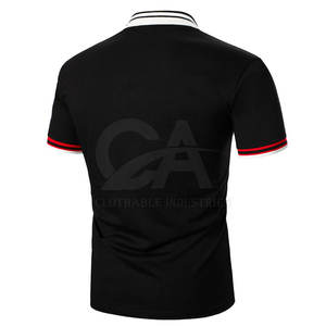 Camiseta Polo para hombre de etiqueta privada Camiseta Polo cómoda para hombre Camiseta Polo de gran tamaño para hombre personalizada - Product Image 3