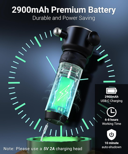 Pistol pijat terapi titik pemicu tanpa kabel genggam pistol pijat jaringan dalam otot getaran Kecepatan tinggi Stimulator Fascia Mini - Product Image 2