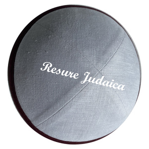 <span class=keywords><strong>Kippa</strong></span> Juive en Lin <span class=keywords><strong>Personnalisée</strong></span> avec Broderie de Logo - Product Image 6