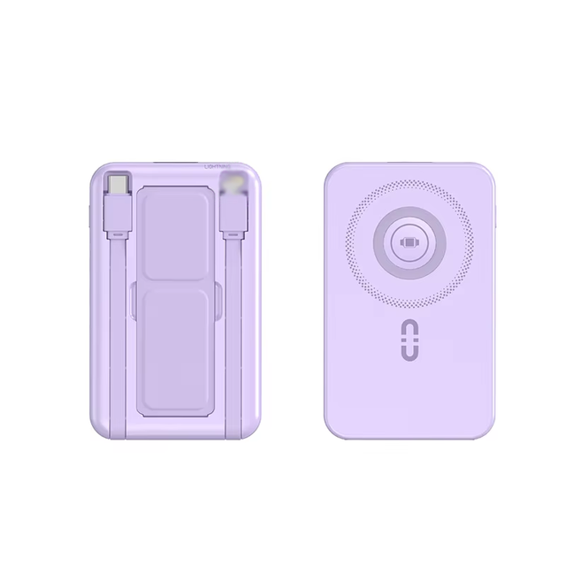 Magnetic Wireless Power Bank 10000mAh  Snap-On Battery Pack for iPhone Charging on the Go
