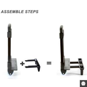 Tianyu <b>Heavy</b> <b>Duty</b> Waterproof Adjustable Foldable Lightweight Luggage Pull Rod <b>Trolley</b> Handle for School Bag - Product Image 5