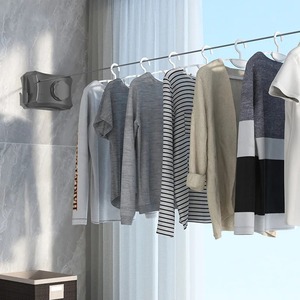 Corde à linge rétractable en acier inoxydable Seel Pull-Out vêtements Machine à sécher corde gain de place vêtements étendoir pour le ménage - Product Image 6