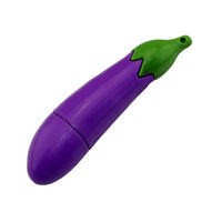 Clé USB en forme d'aubergine de dessin animé 1 Go 2 Go 4 Go 8 Go 2.0 Clé mémoire 16 Go 32 Go 64 Go 3.0 Clé USB Cadeau