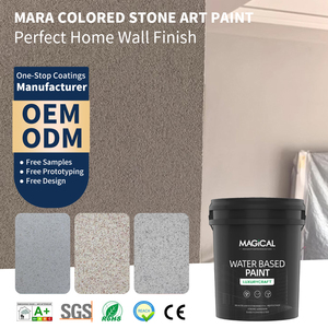 Pintura Decorativa con Efecto Mármol Mara Colored Stone Art, <span class=keywords><strong>Revestimiento</strong></span> para Paredes Interiores y Exteriores, Pintura Decorativa para Paredes - Product Image 1