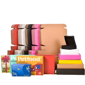 Cajas de cartón corrugado, paquete exprés para productos domésticos, velas, regalos, ventaja UV, papel de arte en relieve - Product Image 2