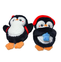 Breloque de sac à dos Pingouin bavard, petit pingouin mâle en peluche, porte-clés pour sac à dos, décoration d'appoint pour sac à dos