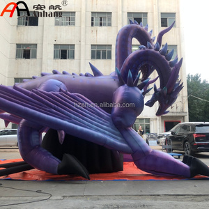 Modelo Inflable <span class=keywords><strong>Gigante</strong></span> <span class=keywords><strong>de</strong></span> Dragón Hidra <span class=keywords><strong>de</strong></span> 3 Cabezas, Rey Ghidorah, Dragón Inflable Personalizado para Eventos <span class=keywords><strong>de</strong></span> Halloween, Decoración para Exteriores - Product Image 3
