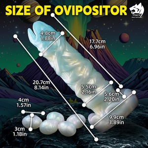 Celadon Hell Vine Monster Fantasy Ovipositor Alien Fantasy Creature Lay Egg Air Pump Masturbator Dildo Juguetes Sexuales para Adultos al por Mayor - Product Image 5